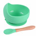 1Set Silicone Baby Feeding Bowl Tableware Kids Waterproof Suction Bowl With Spoon
