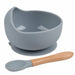 1Set Silicone Baby Feeding Bowl Tableware Kids Waterproof Suction Bowl With Spoon