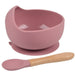 1Set Silicone Baby Feeding Bowl Tableware Kids Waterproof Suction Bowl With Spoon