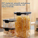 700/1300/1800ML Food Storage Container Kitchen Multigrain Transparent Storage Tank