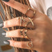 Vintage Bohemian Rings Set Heart Butterfly Gold Crystal Geometric Women Finger Rings