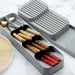 Cutlery Storage Tray Knife Holder Tableware Organizer Spoon Fork Storage Box