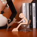 Wood Craft Figurine Desktop Table Ornament Carving Creative Home Office Decoration Pet sculpture