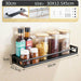 Modern Nordic Style Kitchen Organizer Wall Mount Bracket Storage Rack Spice Jar Holder