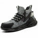 Work Boots Safety Shoes Men Steel Toe Puncture-Proof Work Sneakers