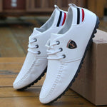 Solid Color Men Shoes New Style Breathable British Sneakers