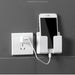 Wall Mounted Storage Box Remote Control Mobile Phone Plug Wall Holder Stand