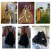 Summer Straw Bag Women Fashion Rucksack Backpack Weaved Straw Shoulder Bags