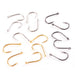 100PCS Fishing Hooks Set Carbon Steel Single Circle Fishing Barbed Carp Hooks