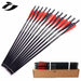 Hunting Archery Bolts 6/12/24pcs Crossbow Carbon Arrow 16/20 Inches Spine 400 Arrows