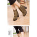 Women Pumps Boots High Quality Lace-Up European PU High Heels Boots