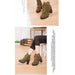 Women Pumps Boots High Quality Lace-Up European PU High Heels Boots