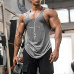 Gym Tank Top Men Fitness Clothing Bodybuilding Sleeveless vest shirts
