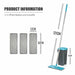 Flat Squeeze Mop & Bucket Hands Free Wringing Floor Cleaning Microfiber Mop Pads
