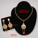 Women Wedding Beads Jewelry Set Gold Fashion Gold Color Bridal Set