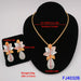Women Wedding Beads Jewelry Set Gold Fashion Gold Color Bridal Set