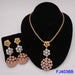 Women Wedding Beads Jewelry Set Gold Fashion Gold Color Bridal Set