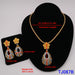 Women Wedding Beads Jewelry Set Gold Fashion Gold Color Bridal Set