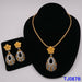 Women Wedding Beads Jewelry Set Gold Fashion Gold Color Bridal Set