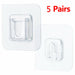 Adhesive Wall Hooks Hanger Strong Transparent Hooks Suction Cup Sucker