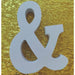 Diy Freestanding Wooden Letter White Alphabet Party Birthday Decorations