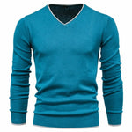 New Casual Full Sleeve T-Shirts Men Cotton Slim Fit Fashion Style Pullovers