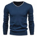 New Casual Full Sleeve T-Shirts Men Cotton Slim Fit Fashion Style Pullovers