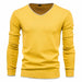 New Casual Full Sleeve T-Shirts Men Cotton Slim Fit Fashion Style Pullovers