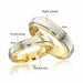 New Fashion Design 316 Titanium Steel Men Women Rings Gold Wedding Band Couple Rings