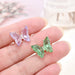 Butterfly Ring Fashion Temperament Sweet Romantic Women Crystal Jewelry
