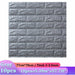 10pcs 3D Wall Sticker Imitation Brick Decoration Waterproof Self-Adhesive Wallpaper