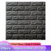 10pcs 3D Wall Sticker Imitation Brick Decoration Waterproof Self-Adhesive Wallpaper