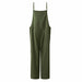 Women Strap Loose Jumpsuit Casual Wide Leg Pants Oversized Cotton Linen Jumpsuits