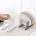 Kitchen Organizer Pot Lid Rack Holder Shelf Cooking Dish Rack Kitchen Accessories