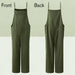 Women Strap Loose Jumpsuit Casual Wide Leg Pants Oversized Cotton Linen Jumpsuits