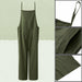 Women Strap Loose Jumpsuit Casual Wide Leg Pants Oversized Cotton Linen Jumpsuits