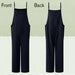 Women Strap Loose Jumpsuit Casual Wide Leg Pants Oversized Cotton Linen Jumpsuits