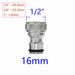 1/2" 3/4" 1" Thread Brass Garden Watering Quick Connector Adapter Copper Hose