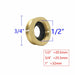 1/2" 3/4" 1" Thread Brass Garden Watering Quick Connector Adapter Copper Hose