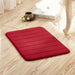 Coral Fleece Bathroom Carpet Water Absorption Non-Slip Memory Foam Floor Mat