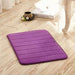 Coral Fleece Bathroom Carpet Water Absorption Non-Slip Memory Foam Floor Mat