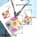 Fashion Jewelry Set Leather Chain Enamel Shell Necklace Earrings Bracelet Jewelry Sets