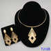 Women Wedding Beads Jewelry Set Gold Fashion Gold Color Bridal Set