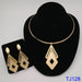 Women Wedding Beads Jewelry Set Gold Fashion Gold Color Bridal Set