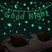 Luminous 3D Stars Dots Wall Sticker Kids Room Bedroom Home Decoration Decal
