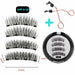 Magnetic Eyelashes Handmade Makeup Mink Eyelashes Extended False Eyelashes With Applicator