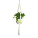Plant Hanger Basket  Handmade Rope Pots Holder Fine Hemp Rope Net Flower Pot