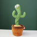 Cactus Toy Funny 32cm Electric Dancing Plant Cactus Plush Stuffed Kids Toy
