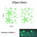 Luminous 3D Stars Dots Wall Sticker Kids Room Bedroom Home Decoration Decal