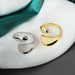 Sterling Silver Rings Men Women Vintage Gold Silver Rings Fashion Jewelry